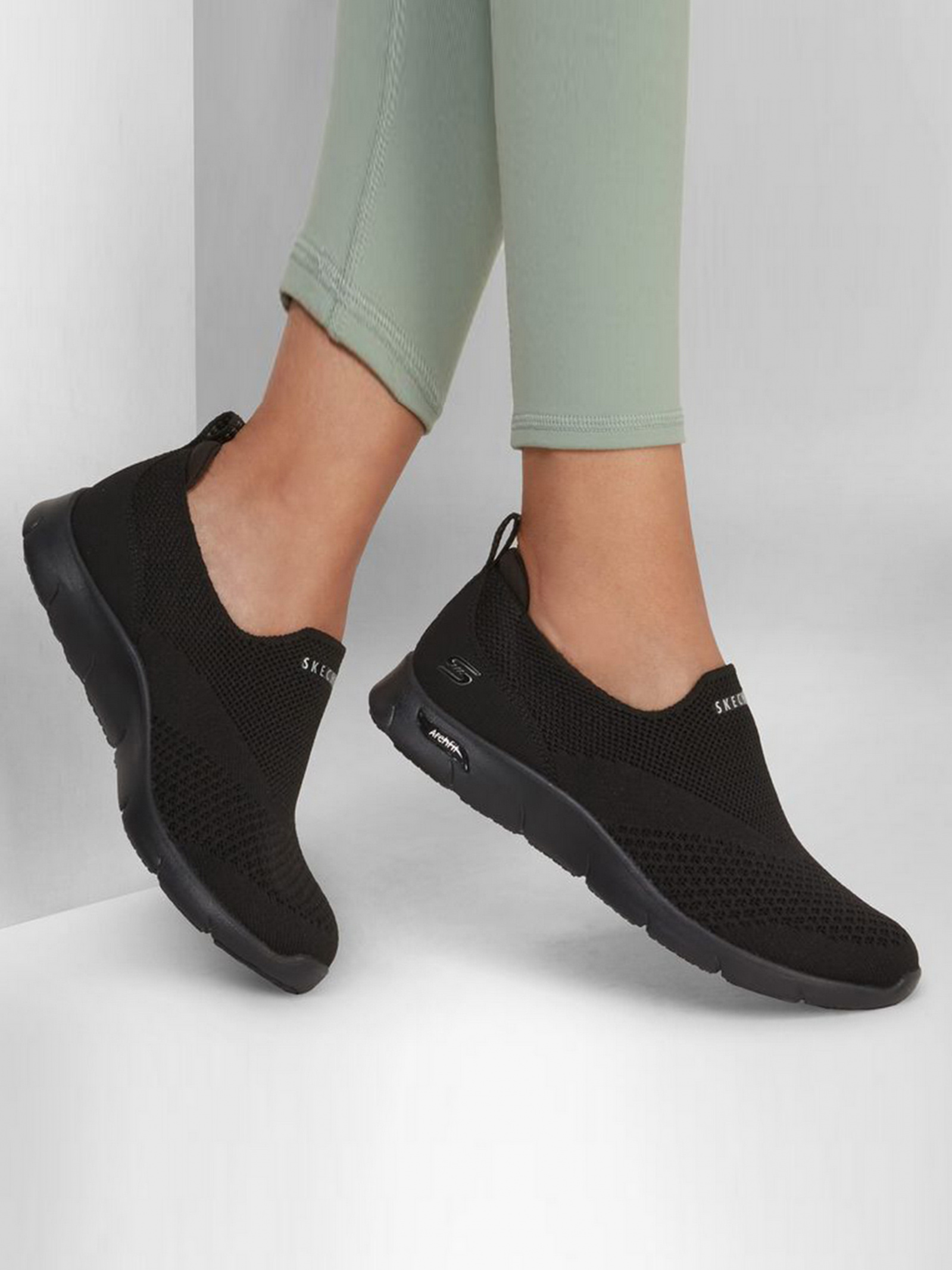 Слипоны Женские Skechers