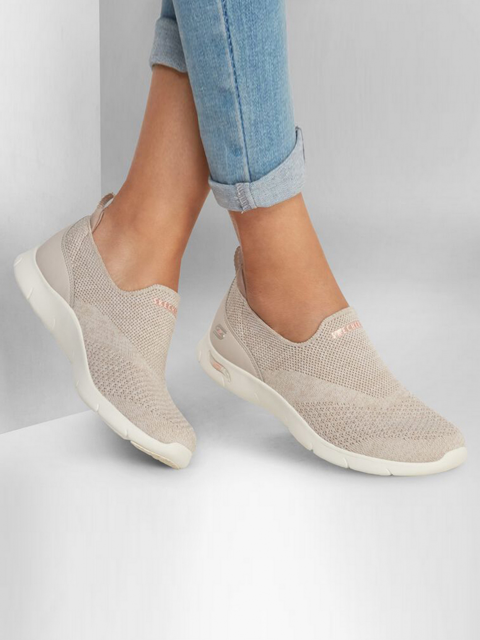 Слипоны Женские Skechers