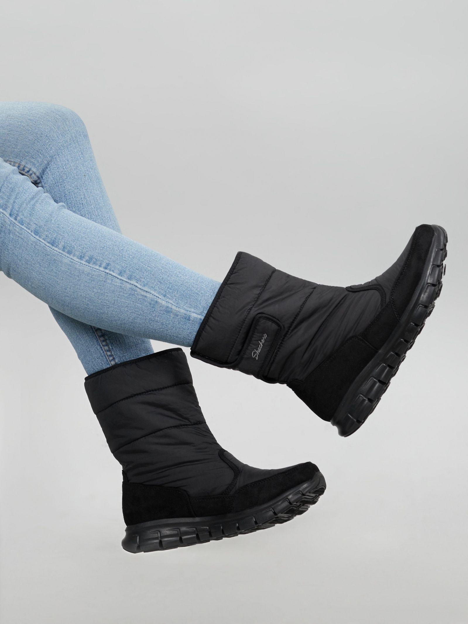 Сапоги дутики Женские Skechers